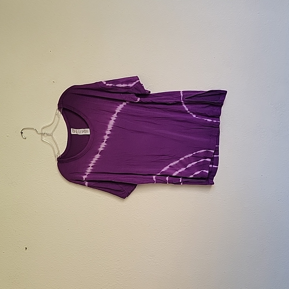 JOY LAB top size extra small tye dye purple